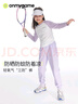 onmygame女童褲子透氣運動束腳褲兒童休閑褲彈力春季 輕柔紫 160 曬單實拍圖