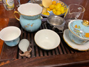 永豐源（auratic）夫人瓷西湖藍(lán) 陶瓷3頭蓋碗 陶瓷功夫茶具蓋杯 禮盒包裝 3件套蓋碗 曬單實(shí)拍圖