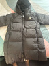 阿迪達(dá)斯adidas女冬季長款鴨絨600蓬黑色連帽羽絨服  JG3855 S 曬單實拍圖