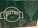 巴黎水（Perrier）【全球購限定】原味氣泡水750ml*12玻璃瓶整箱 無(wú)糖礦泉水 曬單實(shí)拍圖