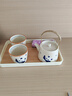 摩登主婦日式托盤(pán)長(zhǎng)方形收納茶盤(pán)家用餐盤(pán)點(diǎn)心盤(pán)密胺茶托盤(pán) 仿木紋托盤(pán)-中號(hào) 曬單實(shí)拍圖