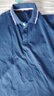 真維斯（Jeanswest）短袖POLO衫夏季純色繡標上衣服polo襯衫短袖上衣 黑色 698 2XL （建議140-160斤） 曬單實拍圖