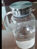 青蘋(píng)果耐熱冷水壺1.95升 可加熱茶水分離圍爐煮茶壺 大容量玻璃涼水壺  曬單實(shí)拍圖