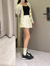 CHERY KALLY【星云片段】潮牌時(shí)尚德訓(xùn)鞋女士2025新款秋季黑色尖頭休閑鞋子 黑色 37 曬單實(shí)拍圖