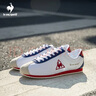 樂(lè)卡克（Le coq sportif）【蒙貝利爾】法國(guó)公雞男女春秋輕便透氣運(yùn)動(dòng)休閑鞋 白/藍(lán)/紅 37 曬單實(shí)拍圖