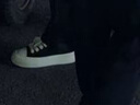 Lee Cooper個(gè)性潮流街頭板鞋系帶厚底輕便休閑鞋男LCQBCA1243032 黑色 42碼 曬單實(shí)拍圖
