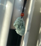可玉可求淡綠翡翠玉貔貅吊墜 男女款吸金瑞獸貔貅項鏈 玉石掛件玉佩 款四 F1972z 曬單實拍圖