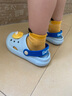 樸西兒童包頭涼鞋3-7歲男童夏季2025新款洞洞鞋eva環(huán)保防滑外穿涼拖 云朵藍夏日清涼色 22 (160mm) 曬單實(shí)拍圖