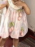 壹號(hào)鳳女童套裝2025夏季新款兒童寶寶郁金香短褲吊帶花苞兩件套洋氣 花苞裙套裝 90 建議身高80-90 曬單實(shí)拍圖