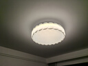 一格照明（YIGELIGHTING）中古LED臥室吸頂燈法式奶油風主臥燈復古書房燈浪漫婚房燈具套餐 全光譜_直徑55CM三色變光 曬單實拍圖
