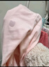 京東京造熱賣(mài)兒童長(cháng)絨棉保暖內衣女童秋衣秋褲睡衣套裝櫻花粉140 曬單實(shí)拍圖