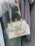 貞嘻旗袍包包搭配新中式古風(fēng)漢服女包斜挎刺繡配飾復(fù)古手提包珍珠包 刺繡花朵包+鏈條+珍珠【米白色】 曬單實(shí)拍圖