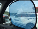 芃久汽車遮陽擋隔熱板車窗遮陽簾遮光板側(cè)擋卡通車載防曬靜電遮陽夏季 黑膠款-小黃鴨【2只裝】 曬單實(shí)拍圖
