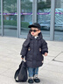 G.DUCKKIDS小黃鴨童裝兒童羽絨服男童中長款加厚男孩外套冬季寶寶小惡魔衣服 黃色 90 建議1~2歲【 80-90cm】 曬單實拍圖