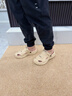 七色紡夏季男士洞洞鞋大碼戶外穿休閑透氣醫(yī)護(hù)防滑不臭腳厚底沙灘涼拖鞋 卡其 40-41 【京東直達(dá)更好服務(wù)】 曬單實(shí)拍圖