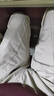 清倉(cāng)潮牌美式工裝休閑褲男夏季速干斜切褲寬松直筒休閑微喇褲子男 【清倉(cāng)高質(zhì)量涼感褲】港GK30杏色 M 建議體重85-95斤可穿 曬單實(shí)拍圖