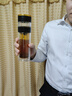 XKJ德國(guó)茶水分離泡茶杯雙層玻璃杯子個(gè)人專(zhuān)用車(chē)載2025新款水杯男定制 商務(wù)黑[玻璃款智能測(cè)溫] 350ml 曬單實(shí)拍圖