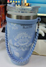 WEDGWOOD【魏大勛同款】威基伍德保溫杯高顏值保溫瓶馬克杯禮盒保溫杯 漫游美境藍(lán)色吸管杯592ml 曬單實(shí)拍圖