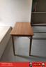 源氏木語(yǔ)辦公桌橡木寫(xiě)字桌梳妝臺靠墻桌子櫻桃木1.2米書(shū)桌(120*56*75cm) 曬單實(shí)拍圖