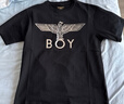 BOY LONDON【暗黑羅盤】夏情侶款短袖權(quán)杖印花炸街潮牌T恤N01906 黑印金N01906 經(jīng)典升級(jí)款 M 曬單實(shí)拍圖