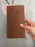 法拉蒙 a6小筆記本子綁帶便攜式隨身記事本辦公日記本小號簡(jiǎn)約備忘錄小本本可定制LOGO 棕色 曬單實(shí)拍圖