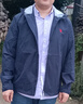 U.S.POLO ASSN.外套男春秋季連帽戶(hù)外運動(dòng)夾克男防風(fēng)薄款休閑上衣 藏藍色 2XL 曬單實(shí)拍圖
