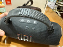 JBL CHARGE6 音樂沖擊波六代 便攜式藍牙音箱低音炮 AI音效增強 戶外防塵防水 桌面音響 沖擊波6音響 CHARGE6黑色 曬單實拍圖