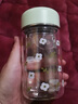 樂扣樂扣（LOCK&LOCK）水杯2025新款高顏值雙層高硼硅玻璃杯耐高溫分離泡茶杯子小巧便攜 200ml白色小花雙層玻璃茶杯 曬單實拍圖