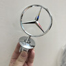 適用于奔馳車標引擎蓋立標C180C200E200E260LS300S350原廠款立標 奔馳  銀色亮面款 曬單實拍圖
