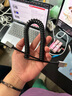 CYHDMI2.0 4k高清線micro mini hdmi迷你4k高清線傳輸數(shù)據(jù)鋁殼彈簧拉伸延長(zhǎng)線HDMI2.1公彎頭彈簧線8K 左彎MICRO-HDMI2.0公對(duì)HDMI公4K 8k長(zhǎng)度1m，4k 曬單實(shí)拍圖