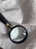 JCZS德國品質(zhì)放大鏡老人閱讀高清非球面手持老年人擴大鏡科學(xué)倍率看書用的家用手機維修大鏡面看報 標(biāo)準(zhǔn)款【60倍高清】直徑90MM 高清鏡片+擦鏡布 曬單實拍圖