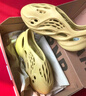 阿迪達(dá)斯Yeezyfoam泡沫夏日清涼椰子運(yùn)動(dòng)洞洞鞋GV6775UK6.039 曬單實(shí)拍圖