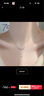 七度（SEVEN DEGREE）999銀項(xiàng)鏈女純銀夏輕奢小眾麥穗鎖骨鏈高級(jí)大氣百搭穗穗平安套鏈 曬單實(shí)拍圖