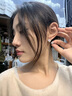 締時(shí)尚四葉草銀耳環(huán)女士莫桑鉆石耳圈耳飾七夕情人節(jié)禮物送女生女友老婆 EH025 四葉草鉆石耳環(huán)1克拉一對 曬單實(shí)拍圖