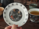 鎮師傅景德鎮仿古泥墨彩魚(yú)化龍馬蹄蓋碗茶杯高檔陶瓷泡茶碗功夫茶具套裝 【墨彩魚(yú)化龍-馬蹄蓋碗】簡(jiǎn)裝 曬單實(shí)拍圖