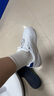 FILA FUSION 斐樂(lè )潮牌板鞋小白鞋男輕便百搭運動(dòng)夏季休閑鞋子 【男】斐樂(lè )白/深邃藍-WD 39 曬單實(shí)拍圖
