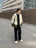 駱駝黃山彩殼夾克撞色情侶運動外套防水戶外短款登山服男女M15CAKI132 曬單實拍圖