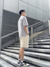 回力休閑短褲男夏季高級(jí)商務(wù)質(zhì)感透氣五分褲潮牌男士日常百搭重磅褲子 深灰(h回力皮牌褲前左下標(biāo)) M /170(收藏加購(gòu)優(yōu)先發(fā)) 曬單實(shí)拍圖
