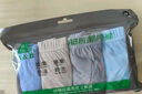AB【4條】男薄款中腰純色棉質(zhì)抗菌短褲中老年三角褲 混色搭配XXXXL 曬單實拍圖