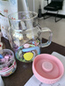 BABLOV高硼硅玻璃杯女生高顏值大容量吸管水杯耐高溫茶水杯子禮物 曬單實(shí)拍圖