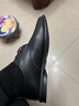 CLOHOO皮鞋男士夏季軟底透氣商務(wù)休閑男鞋百搭英倫真皮青年正裝鞋子男 黑色【皮鞋碼】 42 曬單實(shí)拍圖