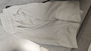 Homlean美式短褲男夏季冰絲薄款透氣籃球褲外穿大碼休閑褲CG03灰色L 曬單實(shí)拍圖