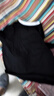 品彩（PinCai）長(cháng)袖T恤女簡(jiǎn)約小象刺繡圓領(lǐng)上衣春秋修身顯瘦打底衫P143T2023 曬單實(shí)拍圖