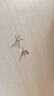 京東京造 蝶光pt950鉑金培育鉆石耳釘 蝴蝶耳釘 禮物送老婆送女友 曬單實(shí)拍圖