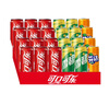 可口可樂（Coca-Cola）可樂*12+雪碧*8+芬達(dá)*4 有糖汽水 碳酸飲料  330ml*24瓶 曬單實(shí)拍圖
