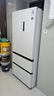 美的（Midea）M60系列520純平全嵌法式多門(mén)四開(kāi)門(mén)家用冰箱超薄雙系統循環(huán)大容量制冰BCD-520WUFPZM(E)白國家補貼 曬單實(shí)拍圖