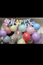 仕彩 簡約風(fēng)生日派對氣球背景墻場景布置兒童男孩女寶寶生日快樂裝飾 曬單實(shí)拍圖