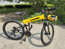 EROADE伊諾德山地車(chē)鋁合金折疊自行車(chē)成人男女油碟便攜旅行車(chē)變速越野車(chē) 黃色【全新升級】shimano雙油碟 26寸-適合身高165-180cm 24速 曬單實(shí)拍圖
