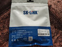 SK-LINK 六類網(wǎng)線直通頭 信息直通模塊 RJ45網(wǎng)口轉(zhuǎn)接頭對接頭 水晶頭網(wǎng)線延長連接器雙通頭白色 SK-RJDT6 曬單實拍圖