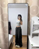 乖甜星美式復(fù)古v領(lǐng)辣妹緊身短袖t恤女夏季2025新款正肩紐扣修身短款上衣 灰色 L 曬單實(shí)拍圖